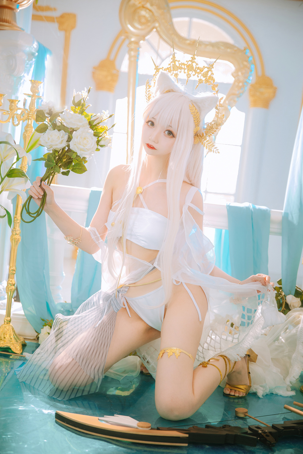 图片[1]-小野寺地瓜 – 白金泳装 [23P176M]-微密空间-全网最全抖音网红铁粉空间觅圈